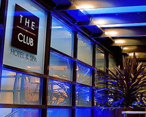 Club Hotel and Spa sign